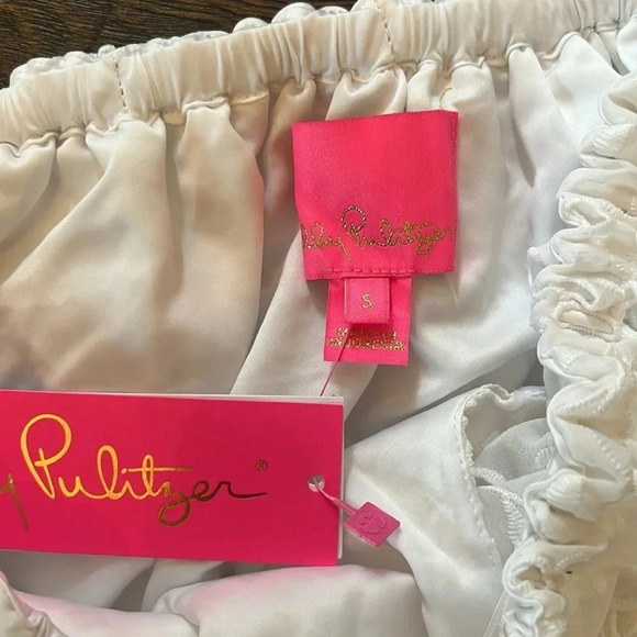 LILLY PULITZER Geri Off-The-Shoulder Long Midi Dress Resort White Size Small - Picture 6 of 10